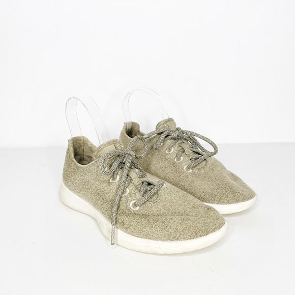 Allbirds Wool Runners Tuke Sage LE merino lace up washable knit womens 8 - Picture 1 of 6